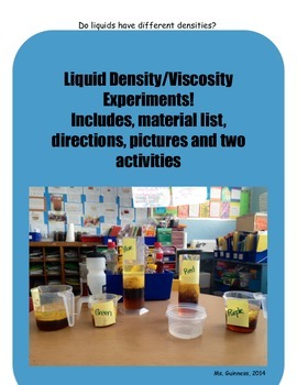 Preview of States of Matter: Liquid Density and Viscosity Experiments