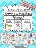 States of Matter Matching and Sorting Game