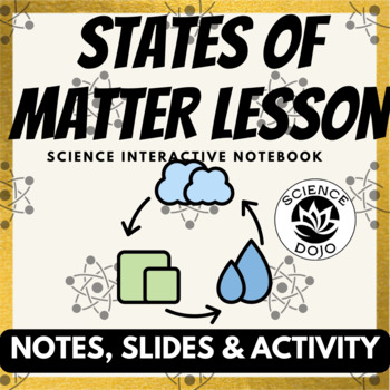 Preview of States of Matter Notes Activity and Slides Matter Lesson