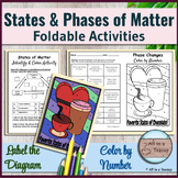States of Matter & Phase Changes Foldable Color by Number 