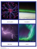 States of Matter, Plasma 3 part cards with definitions