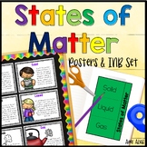 States of Matter Poster and Interactive Notebook INB Set A