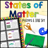 States of Matter Poster and Interactive Notebook INB Set A