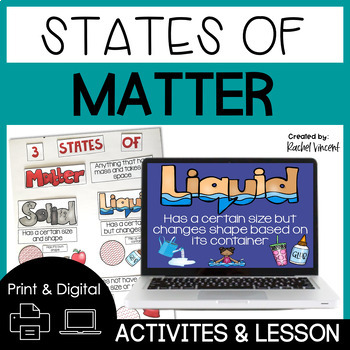 Preview of States of Matter PowerPoint - Anchor Chart - Posters - States of Matter Sort