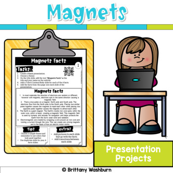 Preview of Magnets Presentation Projects