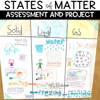 Preview of States of Matter Projects and Test