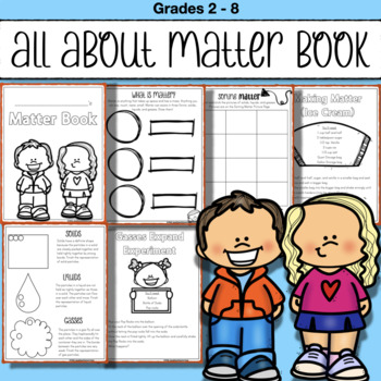 Preview of States of Matter & Properties of Matter Book - Science Worksheets & Experiments