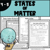 States of Matter Reading Passages and Activities