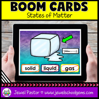 Preview of States of Matter Science Boom Cards™ Digital Activity 