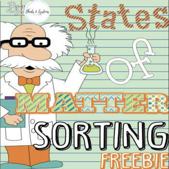 Preview of States of Matter Sort FREEBIE | Paper & Digital