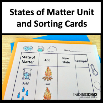 Preview of States of Matter Second Grade Science