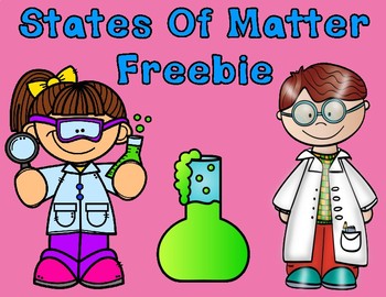 Preview of States of Matter Sorting Center Freebie