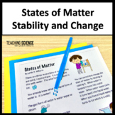 States of Matter Stability and Change 