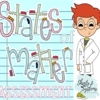 Preview of States of Matter Test and Study Guide | Digital & Paper Assessment