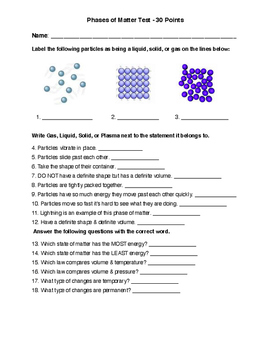 critical thinking questions on states of matter