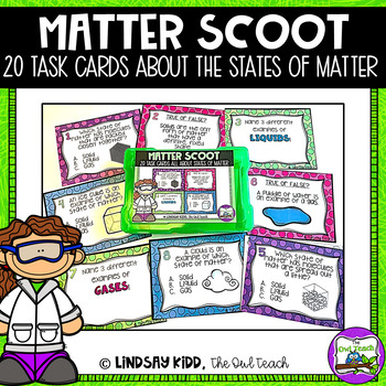 Preview of States of Matter Unit Task Cards