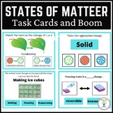 States of Matter Unit Task Cards and Boom Cards