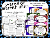 Science:  States of Matter Unit & Workbook- Digital Resource