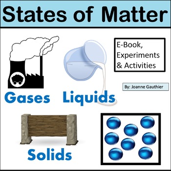 Preview of States of Matter Unit for Primary Students 