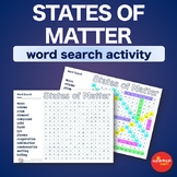 States of Matter * WordSearch * Vocabulary * Warm Up * Bel