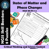States of Matter and Phase Changes NGSS Physical Science R
