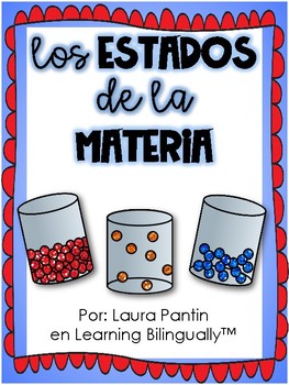 Preview of States of Matter in Spanish
