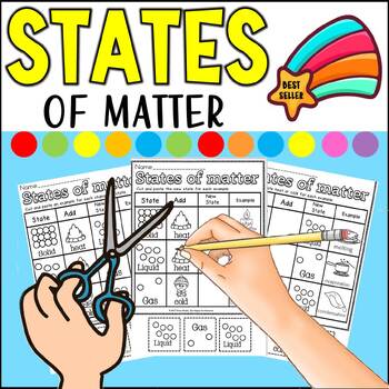 Preview of States of matter cut and paste