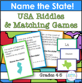 USA State Riddles and Games