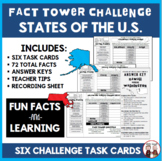 Student Engagement Activity States of the US Fact Cards