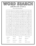 States of the United States Word Search