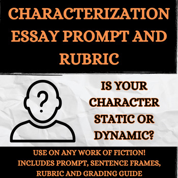 essay prompt for any novel