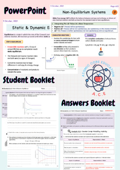 Preview of Static & Dynamic Equilibrium Student Booklet, Answers & PPT