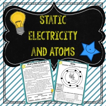 Preview of Static Electricity and Atoms Powerpoint and Activities