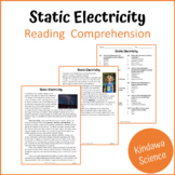 Static Electricity Reading Comprehension Passage and Quest