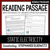 Static Electricity Reading Passage | Printable & Digital