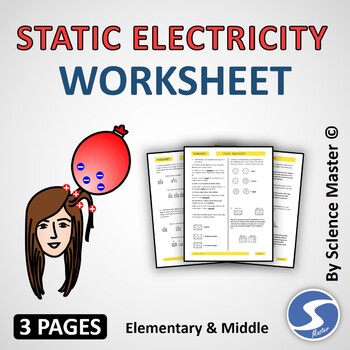 Preview of Static Electricity Worksheet