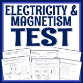 Static Electricity and Magnetism TEST Assessment NGSS MS-P