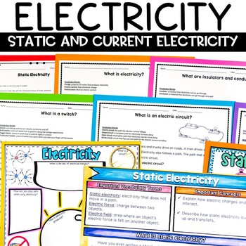 Preview of Static and Current Electricity Reading Activity