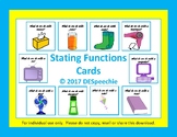 Stating Functions Cards