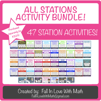 Preview of Station Activities Bundle!