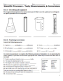 Station Lab - Metric System, Lab Equipment, Measuring Lab