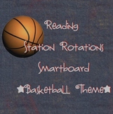 Station Rotations SmartBoard - Basketball Theme - Centers 