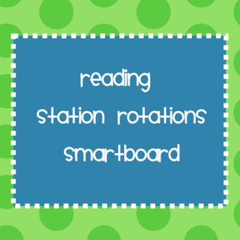 Preview of Station Rotations SmartBoard - Centers