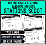Station Scoot - Multiplying & Dividing Rational Numbers