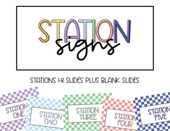 Preview of Station Signs