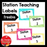 Station Teaching Labels