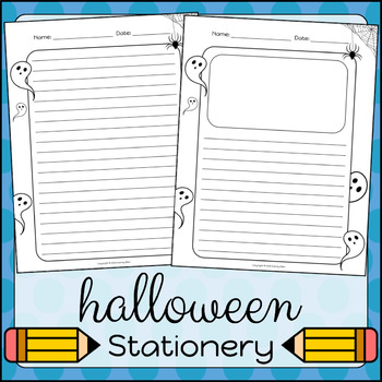 Stationery Writing Paper FREE | Halloween by Aubrey Ellen | TpT