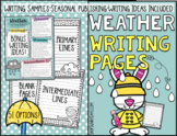 Stationery and Writing Ideas for Weather