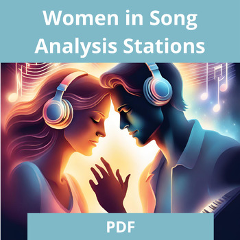 Preview of Analyzing Gender in Song Lyrics | Stations | Discussion | Grade 10 11 12