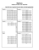 Stations-  Graphing Linear Inequalities